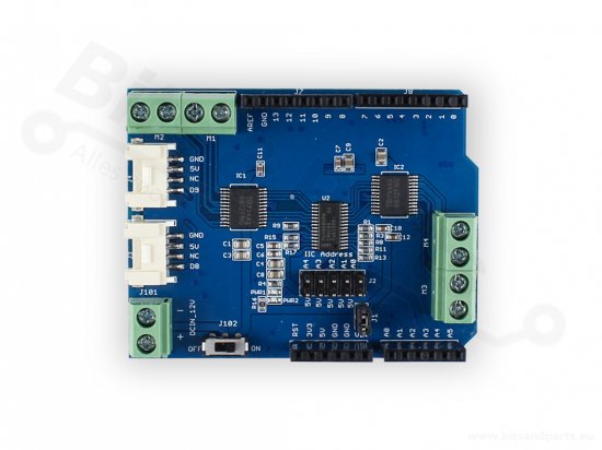Motor/stepper shield TB6612/PCA9685PW for Arduino - Elecrow